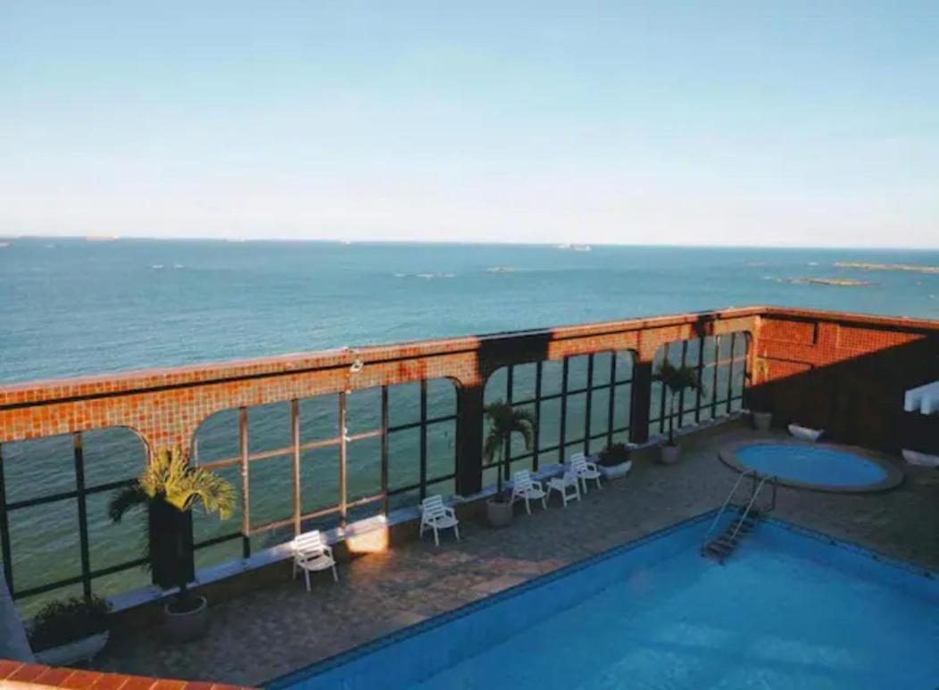 Flat INCRÍVEL 811 - aconchego e vista para o mar Vila Velha  Exterior foto